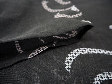 画像をギャラリービューアに読み込む, 夏着物 洗える 単品 レディース 紗 L 黒地 乱菊 仕立て上がりだから届いたらすぐ着れる 自宅で洗濯できてメンテナンスが楽