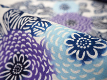 画像をギャラリービューアに読み込む, 三勝 浴衣 夏着物 反物 単品 注染 綿 白地 万寿菊 江戸・三勝ブランド 日本製