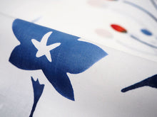 画像をギャラリービューアに読み込む, 竺仙 浴衣 夏着物 反物 単品 注染 綿 白地 桔梗 竺仙ブランド 日本製