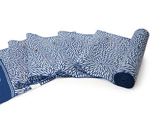 画像をギャラリービューアに読み込む, 竺仙 浴衣 夏着物 反物 単品 引き染 綿 紅梅小紋 紺地 むじな菊 竺仙ブランド 日本製