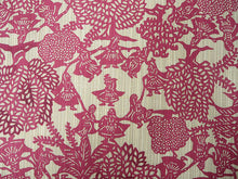 画像をギャラリービューアに読み込む, 竺仙 浴衣 夏着物 反物 単品 引き染 綿 松煙染小紋 生成り地 ロンド柄 森 ダンス 竺仙ブランド 日本製