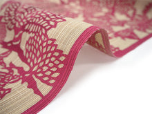 画像をギャラリービューアに読み込む, 竺仙 浴衣 夏着物 反物 単品 引き染 綿 松煙染小紋 生成り地 ロンド柄 森 ダンス 竺仙ブランド 日本製