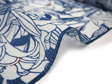 画像をギャラリービューアに読み込む, 竺仙 浴衣 夏着物 反物 単品 引き染 綿 紅梅小紋 白地 ゆり 竺仙ブランド 日本製