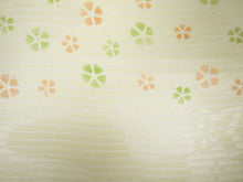 画像をギャラリービューアに読み込む, 帯揚げ 帯締め セット 夏用 正絹 カジュアル クリーム地 撫子 帯あげ グリーン×白 レース 帯〆絽目の透け感が涼し気 夏着物に