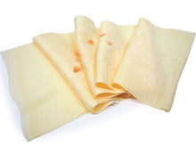 画像をギャラリービューアに読み込む, 帯揚げ 帯締め セット 夏用 正絹 カジュアル 平組 クリームベージュ地 撫子 帯あげ 柳色×白 レース 帯〆 絽目の透け感が涼し気 夏着物に