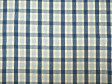 画像をギャラリービューアに読み込む, 伊勢木綿 反物 単品 綿 堅牢染 黄色×青 格子 カジュアル着物 木綿の優しい肌触り 臼井織布謹製
