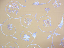 画像をギャラリービューアに読み込む, 洗える着物 反物のみ ポリエステル レディース 女性 小紋 着物 クリームベージュ地更紗柄 袷・単衣の着物にも羽織・コートにもお仕立て可能