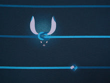 画像をギャラリービューアに読み込む, 洗える着物 反物のみ ポリエステル レディース 女性 小紋 着物 紺地うさぎ縞柄 袷・単衣の着物にも羽織・コートにもお仕立て可能