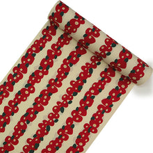 画像をギャラリービューアに読み込む, 洗える着物 反物のみ ポリエステル レディース 女性 小紋 着物 ベージュ地赤椿柄 袷・単衣の着物にも羽織・コートにもお仕立て可能