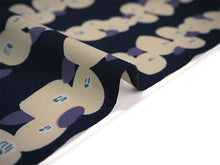 画像をギャラリービューアに読み込む, 洗える着物 反物のみ ポリエステル レディース 女性 小紋 着物 紺地白椿柄 袷・単衣の着物にも羽織・コートにもお仕立て可能