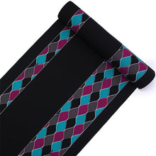 画像をギャラリービューアに読み込む, 洗える着物 反物のみ ポリエステル レディース 女性 小紋 着物 黒地立涌柄 袷・単衣の着物にも羽織・コートにもお仕立て可能