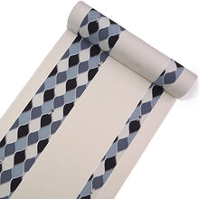 画像をギャラリービューアに読み込む, 洗える着物 反物のみ ポリエステル レディース 女性 小紋 着物 淡いベージュ地立涌チャック柄 袷・単衣の着物にも羽織・コートにもお仕立て可能