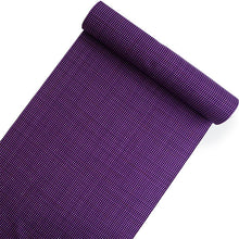 画像をギャラリービューアに読み込む, 洗える着物 反物のみ ポリエステル レディース 女性 小紋 着物 紫地格子柄 袷・単衣の着物にも羽織・コートにもお仕立て可能