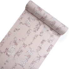画像をギャラリービューアに読み込む, 洗える着物 反物のみ ポリエステル レディース 女性 小紋 着物 薄ピンクベージュ地市松に花柄 袷・単衣の着物にも羽織・コートにもお仕立て可能