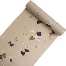 画像をギャラリービューアに読み込む, 洗える着物 反物のみ ポリエステル レディース 女性 小紋 着物 ベージュ地すみれ柄 袷・単衣の着物にも羽織・コートにもお仕立て可能