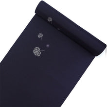 画像をギャラリービューアに読み込む, 雨コート 反物のみ 着物用 レインコート ポリエステル レディース 女性 紫地葵柄 道中着・道行・二部式などの雨コートに 撥水加工済み