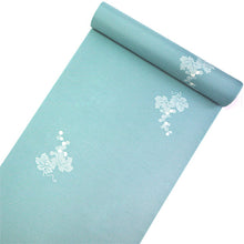 画像をギャラリービューアに読み込む, 雨コート 反物のみ 着物用 レインコート ポリエステル レディース 女性 水色地葡萄柄 道中着・道行・二部式などの雨コートに 撥水加工済み