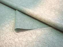 画像をギャラリービューアに読み込む, 雨コート 反物のみ 着物用 レインコート ポリエステル レディース 女性 渋水色ぼかし地小花柄 道中着・道行・二部式などの雨コートに 撥水加工済み