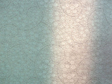 画像をギャラリービューアに読み込む, 雨コート 反物のみ 着物用 レインコート ポリエステル レディース 女性 渋水色ぼかし地小花柄 道中着・道行・二部式などの雨コートに 撥水加工済み