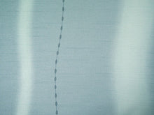 画像をギャラリービューアに読み込む, 雨コート 反物のみ 着物用 レインコート ポリエステル レディース 女性 水色地よろけ縞柄 道中着・道行・二部式などの雨コートに 撥水加工済み