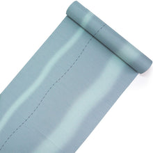 画像をギャラリービューアに読み込む, 雨コート 反物のみ 着物用 レインコート ポリエステル レディース 女性 水色地よろけ縞柄 道中着・道行・二部式などの雨コートに 撥水加工済み