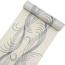 画像をギャラリービューアに読み込む, 雨コート 反物のみ 着物用 レインコート ポリエステル レディース 女性 ベージュ地柳柄 道中着・道行・二部式などの雨コートに 撥水加工済み