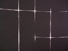 画像をギャラリービューアに読み込む, 雨コート 反物のみ 着物用 レインコート ポリエステル レディース 女性 渋紫地破れ格子柄 道中着・道行・二部式などの雨コートに 撥水加工済み