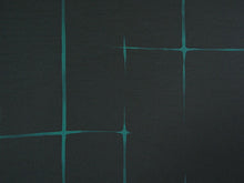 画像をギャラリービューアに読み込む, 雨コート 反物のみ 着物用 レインコート ポリエステル レディース 女性 黒緑地破れ格子柄 道中着・道行・二部式などの雨コートに 撥水加工済み