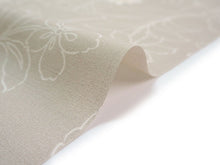 画像をギャラリービューアに読み込む, 雨コート 反物のみ 着物用 レインコート ポリエステル レディース 女性 ベージュ地更紗柄 道中着・道行・二部式などの雨コートに 撥水加工済み