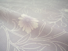 画像をギャラリービューアに読み込む, 雨コート 反物のみ 着物用 レインコート ポリエステル レディース 女性 薄パープルグレー地更紗柄 道中着・道行・二部式などの雨コートに 撥水加工済み