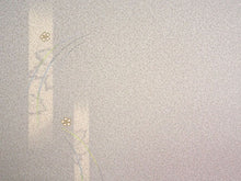 画像をギャラリービューアに読み込む, 着物 洗える着物 フルオーダー 仕立て付 小紋 うすグリーン ツタ 短冊 東レシルック 反物 静電気が起きにくい 自宅で洗濯OK 着物・羽織に