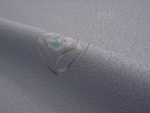 画像をギャラリービューアに読み込む, 着物 洗える着物 フルオーダー 仕立て付 小紋 うすブルー 七宝丸 椿 東レシルック 反物 静電気が起きにくい 自宅で洗濯OK 着物・羽織に