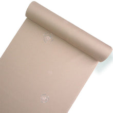 画像をギャラリービューアに読み込む, 着物 洗える着物 フルオーダー 仕立て付 小紋 ベージュ 七宝丸 椿 東レシルック 反物 静電気が起きにくい 自宅で洗濯OK 着物・羽織に