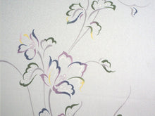 画像をギャラリービューアに読み込む, 着物 洗える着物 フルオーダー 仕立て付 小紋 うすグレー カトレア 東レシルック 反物 静電気が起きにくい 自宅で洗濯OK 着物・羽織に