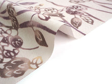 画像をギャラリービューアに読み込む, 着物 洗える着物 フルオーダー 仕立て付 小紋 ピンク 紅型調更紗柄 東レシルック 反物 静電気が起きにくい 自宅で洗濯OK 着物・羽織に