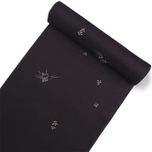 画像をギャラリービューアに読み込む, 着物 洗える着物 フルオーダー 仕立て付 小紋 グレー 秋草 すずめ 東レシルック 反物 静電気が起きにくい 自宅で洗濯OK 着物・羽織に