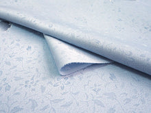 画像をギャラリービューアに読み込む, 着物 洗える着物 フルオーダー 仕立て付 小紋 水色 雪輪ぼかし 東レシルック 反物 和装 和服 袷 単衣 春 秋 冬 レディース