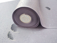 画像をギャラリービューアに読み込む, 着物 洗える着物 フルオーダー 仕立て付 小紋 紫 雪輪ぼかし 東レシルック 反物 和装 和服 袷 単衣 春 秋 冬 レディース