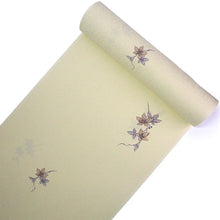 画像をギャラリービューアに読み込む, 着物 洗える着物 フルオーダー 仕立て付 小紋 クリーム あめりか蔦 ツタ 東レシルック 反物 和装 和服 袷 単衣 春 秋 冬 レディース