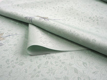 画像をギャラリービューアに読み込む, 着物 洗える着物 フルオーダー 仕立て付 小紋 ミントグリーン あめりか蔦 東レシルック 反物 和装 和服 袷 単衣 春 秋 冬 レディース