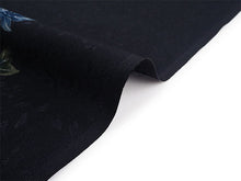画像をギャラリービューアに読み込む, 着物 洗える着物 フルオーダー 仕立て付 小紋 紺 あめりか蔦 ツタ 東レシルック 反物 和装 和服 袷 単衣 春 秋 冬 レディース