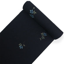 画像をギャラリービューアに読み込む, 着物 洗える着物 フルオーダー 仕立て付 小紋 紺 あめりか蔦 ツタ 東レシルック 反物 和装 和服 袷 単衣 春 秋 冬 レディース