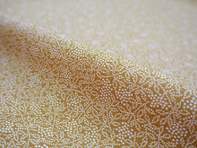 画像をギャラリービューアに読み込む, 洗える着物 反物のみ ポリエステル レディース 女性 江戸小紋 着物 南天 からし色 袷・単衣の着物にも羽織・コートにもお仕立て可能