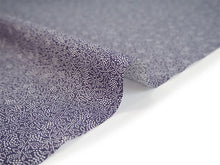 画像をギャラリービューアに読み込む, 洗える着物 反物のみ ポリエステル レディース 女性 江戸小紋 着物 南天 紫 袷・単衣の着物にも羽織・コートにもお仕立て可能