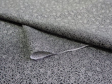 画像をギャラリービューアに読み込む, 洗える着物 反物のみ ポリエステル レディース 女性 江戸小紋 着物 南天 黒 袷・単衣の着物にも羽織・コートにもお仕立て可能