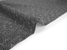 画像をギャラリービューアに読み込む, 洗える着物 反物のみ ポリエステル レディース 女性 江戸小紋 着物 南天 黒 袷・単衣の着物にも羽織・コートにもお仕立て可能