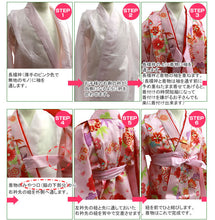 画像をギャラリービューアに読み込む, 七五三 着物 3歳 被布セット 販売 7点セット ( 着物 長襦袢 被布コート 草履 髪飾り 足袋 ) 三歳女の子の祝い着 お正月やひな祭にも レンタルより購入がオススメ ギフトにも