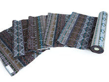 画像をギャラリービューアに読み込む, 名古屋帯 単品 絹 九寸 茶色 横段 菱 なごや帯 全通 カジュアル 西陣織 大光株式会社謹製 証紙付き お仕立てをしてお届け