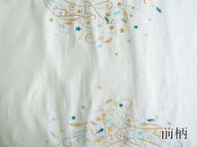 画像をギャラリービューアに読み込む, 名古屋帯 単品 正絹 九寸 白 クリスマスオーナメント なごや帯 お太鼓柄 カジュアル 西陣織 株式会社辻梅機業店謹製 証紙付き お仕立てをしてお届け