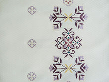 画像をギャラリービューアに読み込む, 名古屋帯 単品 正絹 九寸 白 欧風 草樹 なごや帯 お太鼓柄 カジュアル 西陣織 株式会社辻梅機業店謹製 証紙付き お仕立てをしてお届け